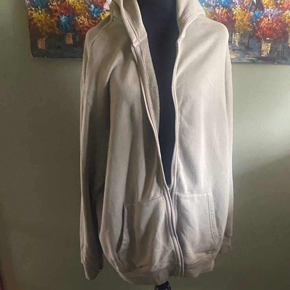 Skims French terry oversized zip up